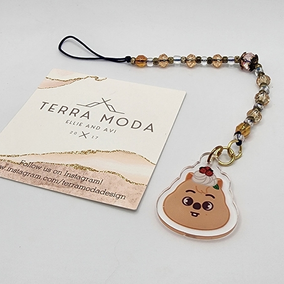 KPop - Stray Kids SKZOO Jeweled Chain - Rose Gold Option with Loop Finish - Picture 7 of 7